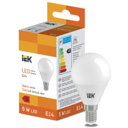 LED Globe G45 400lm 3000K E14 IEK