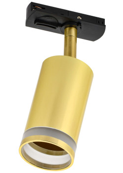 Светильник 4116 декоративный трековый поворотный под лампу GU10 золото IEK