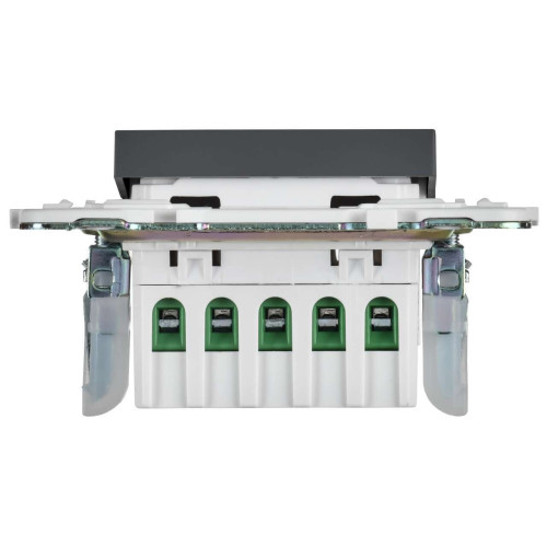 SKANDY Кнопка звонка с индикацией для отелей 10А SK-V17T титан IEK