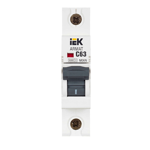 ARMAT Автоматический выключатель M06N 1P C 63А IEK