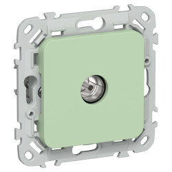 FLITE Розетка TV экранированная проходная тип M РТВм-1-1-2-ФлФ фисташковый IEK