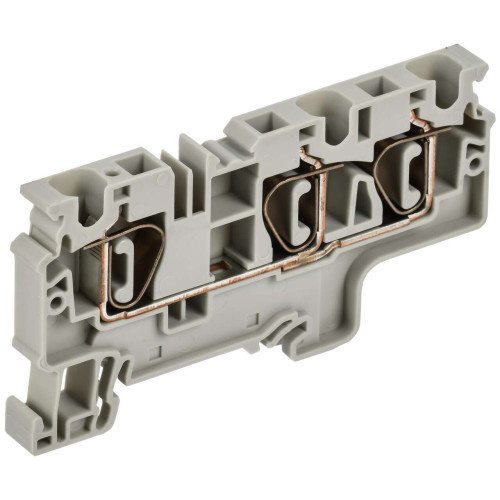 ARMAFIX Клемма пружинная CX6-3 6мм2 трехконтактная серая IEK