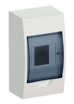 KREPTA 3 Корпус пластиковый ЩРН-П-4 IP41 белый IEK