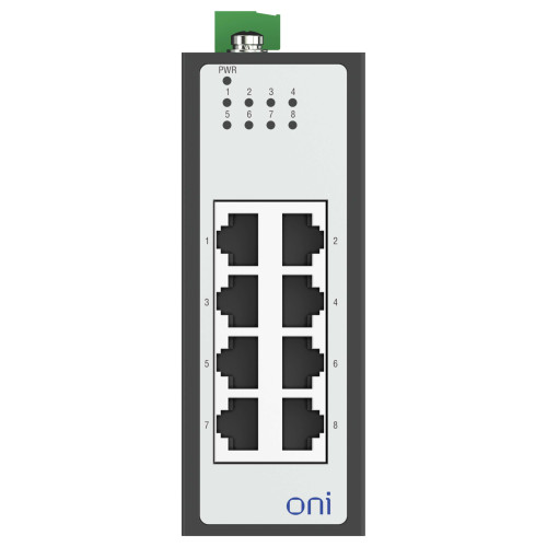 Коммутатор Ethernet промышленный неуправляемый ISU 8 портов 10/100/1000BaseT разъем RJ45 24В AC/12/24/48В DC с резервированием ONI Коммутатор Ethernet промышленный неуправляемый ISU 8 портов 10/100/1000BaseT разъем RJ45 24В AC/12/24/48В DC с резервированием ONI