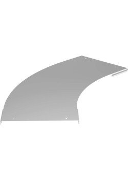 Крышка поворота лестничного LESTA 45град основание 400мм R600 IEK