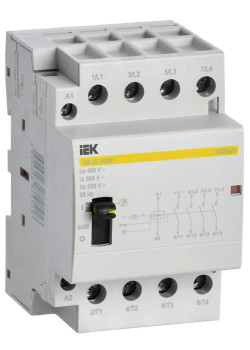 Контактор модульный с ручным управлением КМ25-40МР AC KARAT IEK