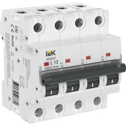 ARMAT Автоматический выключатель M10N 4P L 13А IEK