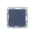 BRITE Розетка 1-местная с заземлением с защитными шторками и крышкой 16А IP44 РСбш10-3-44-БрМ маренго IEK