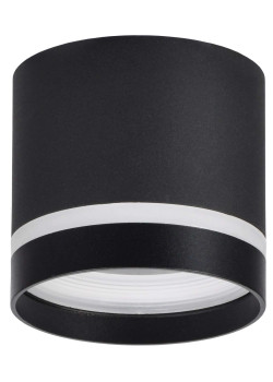 Светильник 4016 накладной потолочный под лампу GX53 черный IEK