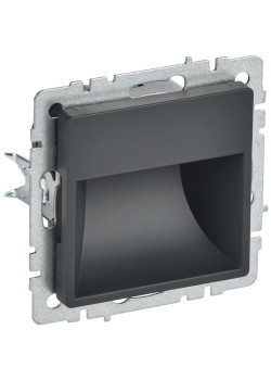 BRITE Подсветка светодиодная встраиваемая ПЛ20-БрГ графит IEK