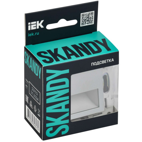 SKANDY Подсветка LED встраиваемая SK-L01S серебряный IEK