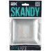 SKANDY Рамка 1-местная SK-F01S серебряный IEK