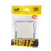 BRITE Розетка 1-местная с заземлением с защитными шторками и крышкой 16А IP20 РСбш10-3-БрЖ жемчуг IEK