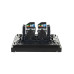 FORTE&PIANO Розетка компьютерная двойная RJ45 кат.5E FP133 черный IEK