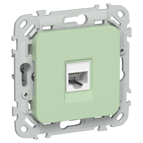 FLITE Розетка компьютерная RJ45 категория 6 UTP РК6-1-0-ФлФ фисташковый IEK