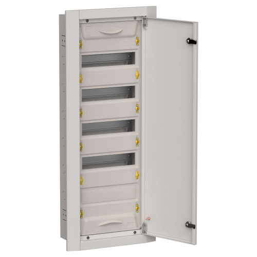 TITAN 5 Корпус металлический ЩРв-60 (1х60) 880х365х130мм IP31 серый (одна дверь) IEK