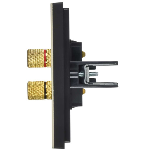 FORTE&PIANO Аудиорозетка 4-местная FP839M металл серый сланец IEK