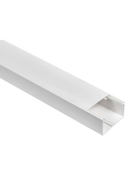 METRA Кабель-канал парапетный 85х50мм с крышкой шириной 75мм белый