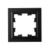 BRITE Рамка 1-местная IP44 РУ-1-БрЧ-44 черный IEK