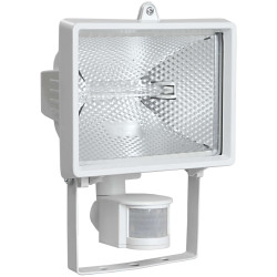 Прожектор галогенный ИО500Д (детектор) IP54 белый IEK