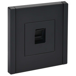 FORTE&PIANO Розетка компьютерная RJ45 кат.5E FP132 черный IEK