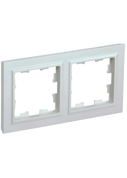 BRITE Рамка 2-местная РУ-2-БрЖ жемчуг IEK