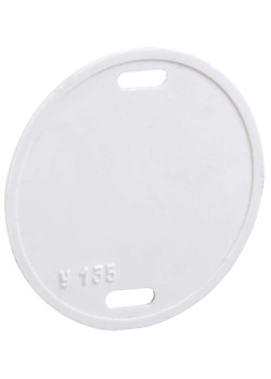 Бирка кабельная маркировочная У-135 (круг 55мм) IEK