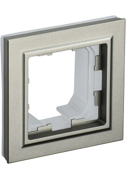 BRITE Рамка 1-местная IP44 РУ-1-БрШ-44 шампань IEK