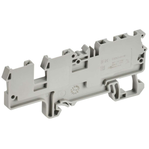 ARMAFIX Клемма пружинная CX2,5-4-2B разъемная 2,5мм2 четырехконтактная (2 зажима 2 разъема) серая IEK ARMAFIX Клемма пружинная CX2,5-4-2B разъемная 2,5мм2 четырехконтактная (2 зажима 2 разъема) серая IEK