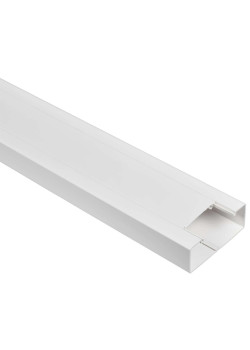 METRA Кабель-канал парапетный 130х50мм с крышкой шириной 75мм белый