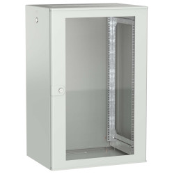 ITK UNITBOX W Шкаф настенный 18U 600х450мм дверь стеклянная серый