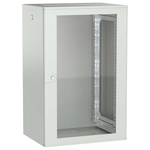 ITK UNITBOX W Шкаф настенный 18U 600х450мм дверь стеклянная серый