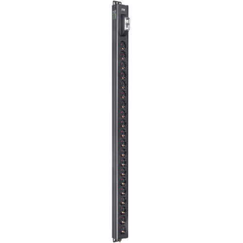 ITK BASE PDU вертикальный PV0101 25U 1 фаза 16А 20 розеток SCHUKO (немецкий стандарт) без кабеля с входным разъемом C20