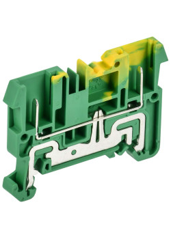 ARMAFIX Клемма пружинная CX2,5-2B PE разъемная 2,5мм2 (2 разъема) заземляющая IEK