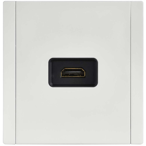 FORTE&PIANO Розетка HDMI FP240M металл белый IEK