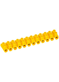 Зажим контактный винтовой ЗВИ-3 н/г 1,0-2,5мм2 12пар желтый IEK