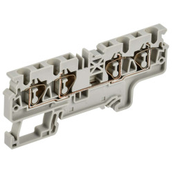 ARMAFIX Клемма пружинная CX4-4 4мм2 четырехконтактная серая IEK