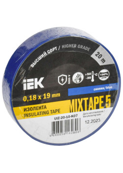 MIXTAPE 5 Изолента 0,18х19мм синяя 20м IEK