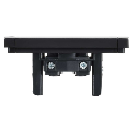 FORTE&PIANO Розетка 1-местная без заземления с защитными шторками винтовое крепление 10А FP217M металл белый IEK