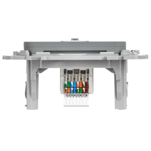 FLITE Розетка компьютерная RJ45 категория 6 UTP РК6-1-0-ФлС серый IEK FLITE Розетка компьютерная RJ45 категория 6 UTP РК6-1-0-ФлС серый IEK