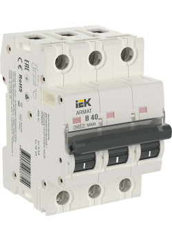 ARMAT Автоматический выключатель M06N 3P B 40А IEK