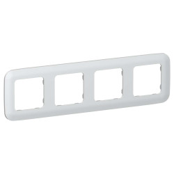 FLITE Рамка 4-местная РУ-4-А-ФлЖ жемчуг IEK