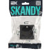 SKANDY Розетка с заземлением без защитных шторок 16А SK-R05G графит IEK