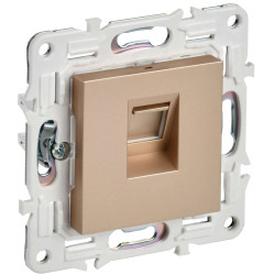 SKANDY Розетка компьютерная RJ45 кат.6 SK-K02Sa песочный IEK