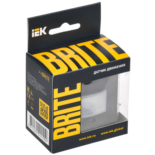 BRITE Датчик движения ДС10-1-БрГ графит IEK