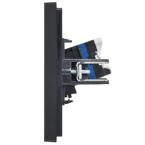 FORTE&PIANO Розетка компьютерная двойная RJ45 кат.6 FP134 черный IEK FORTE&PIANO Розетка компьютерная двойная RJ45 кат.6 FP134 черный IEK