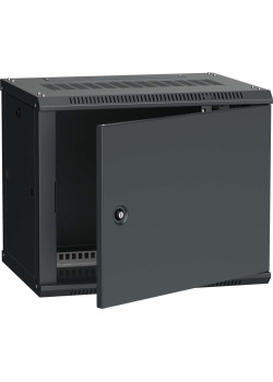 ITK Шкаф настенный LINEA W 6U 600х450мм дверь металл RAL 9005