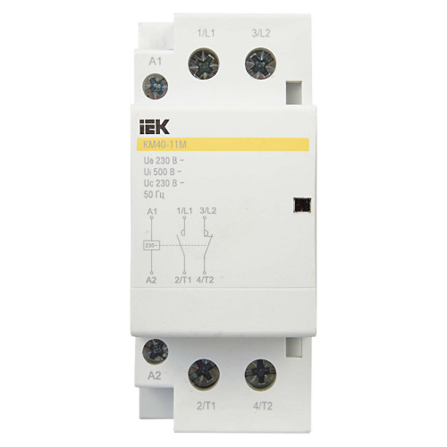 Контактор модульный КМ40-11М AC IEK