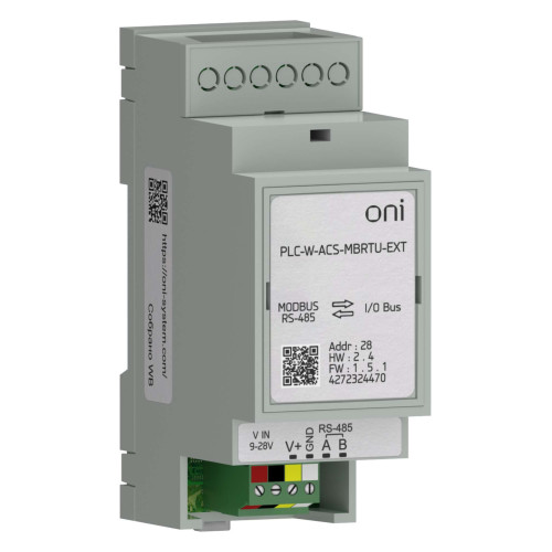 ПЛК W. Преобразователь интерфейсов Modbus RTU для удаленного подключения ONI