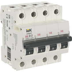 ARMAT Автоматический выключатель M06N 4P D 2А IEK